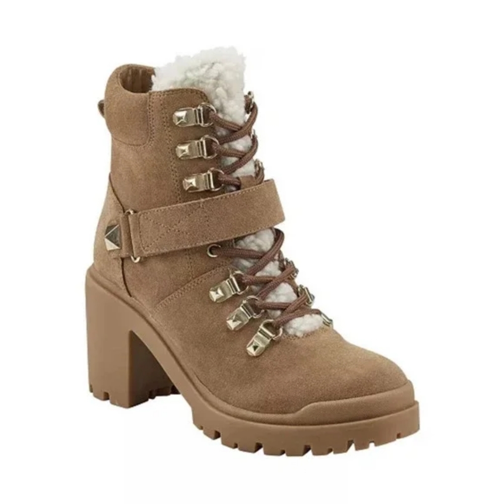 Marc Fisher NIB Leather Combat Boot